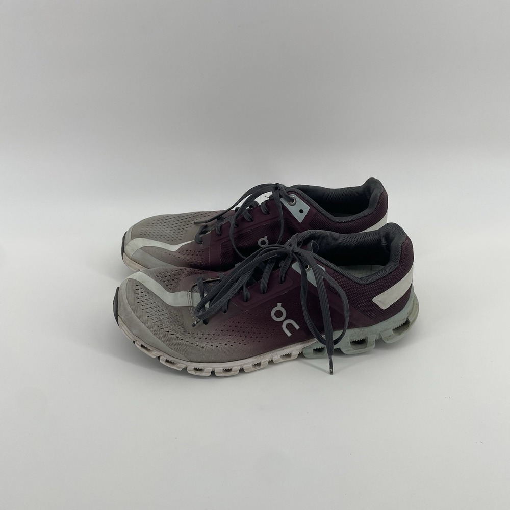 On Cloudflow Shoes Womens Size 8 Mulberry Mineral Running Activewear‎ Sneakers